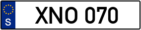 Truck License Plate